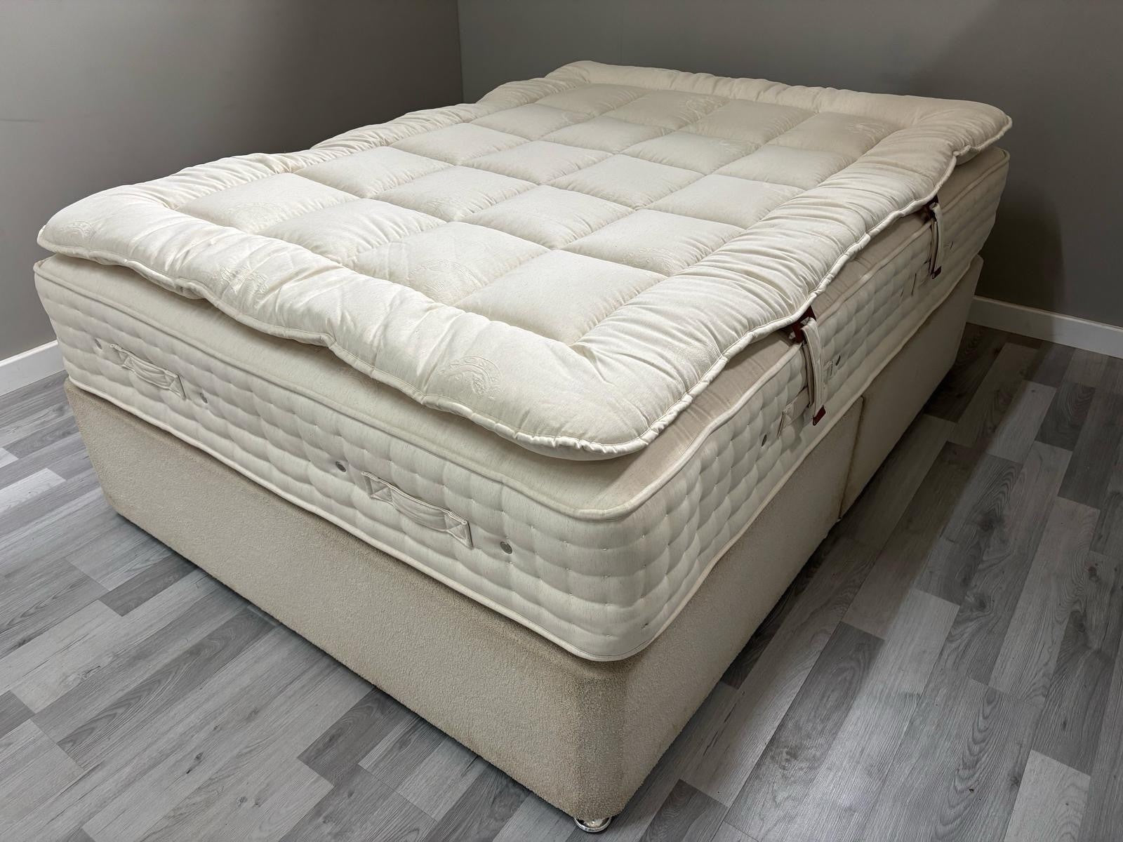 Hypnos Bespoke Majestic 6ft Superking Mattress + Topper - RRP £6,199 Medium - Home Furniture Interiors