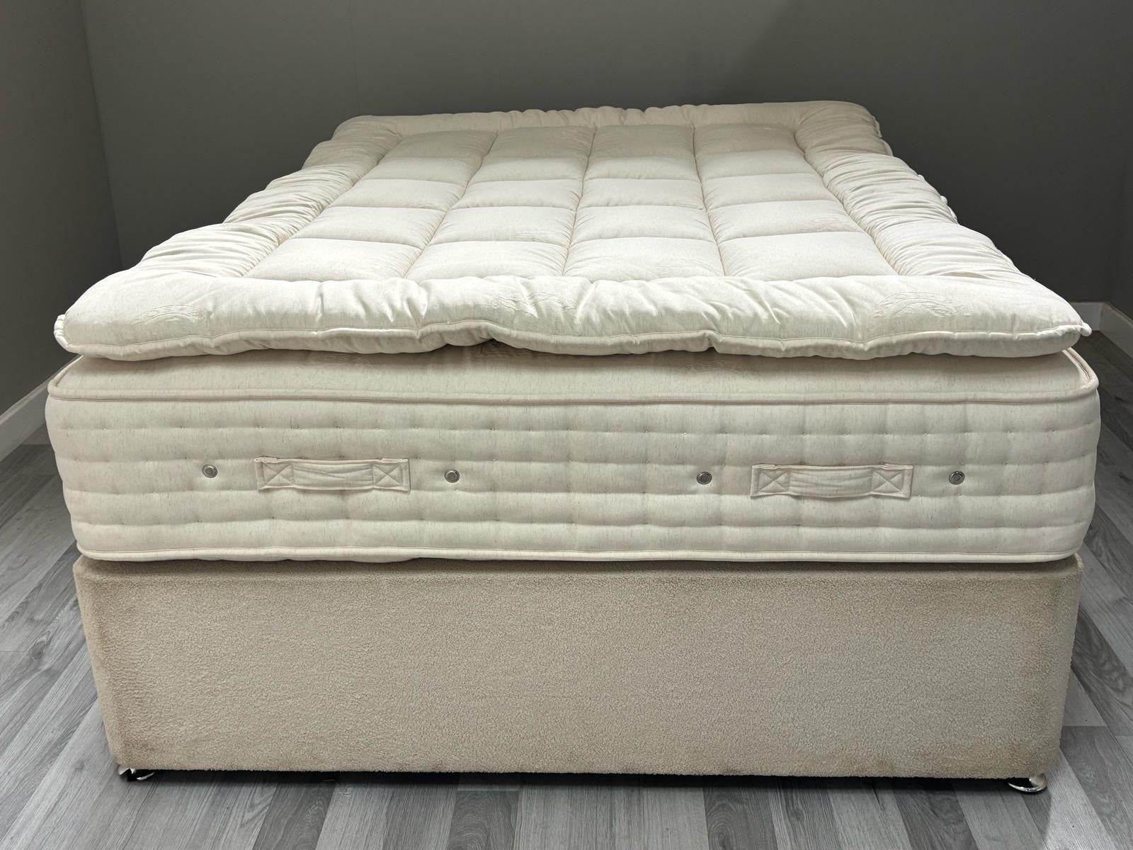 Hypnos Bespoke Majestic 6ft Superking Mattress + Topper - RRP £6,199 Medium - Home Furniture Interiors
