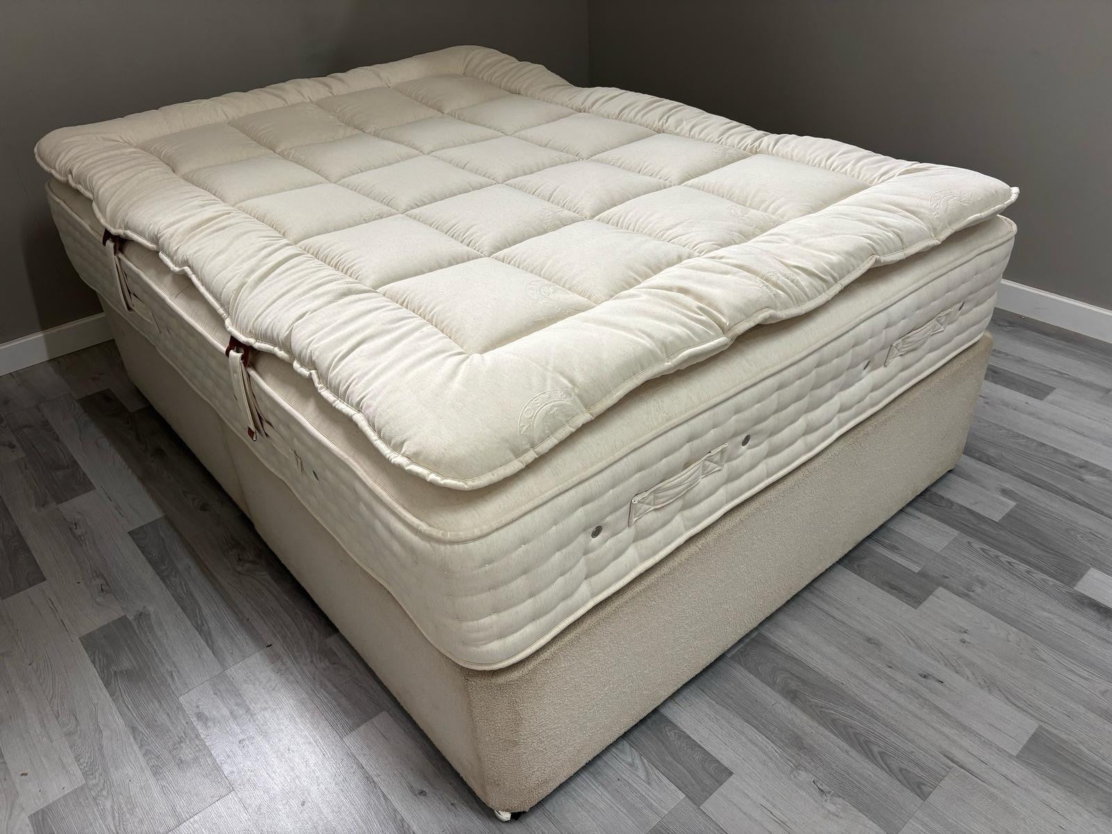 Hypnos Bespoke Majestic 6ft Superking Mattress + Topper - RRP £6,199 Medium - Home Furniture Interiors