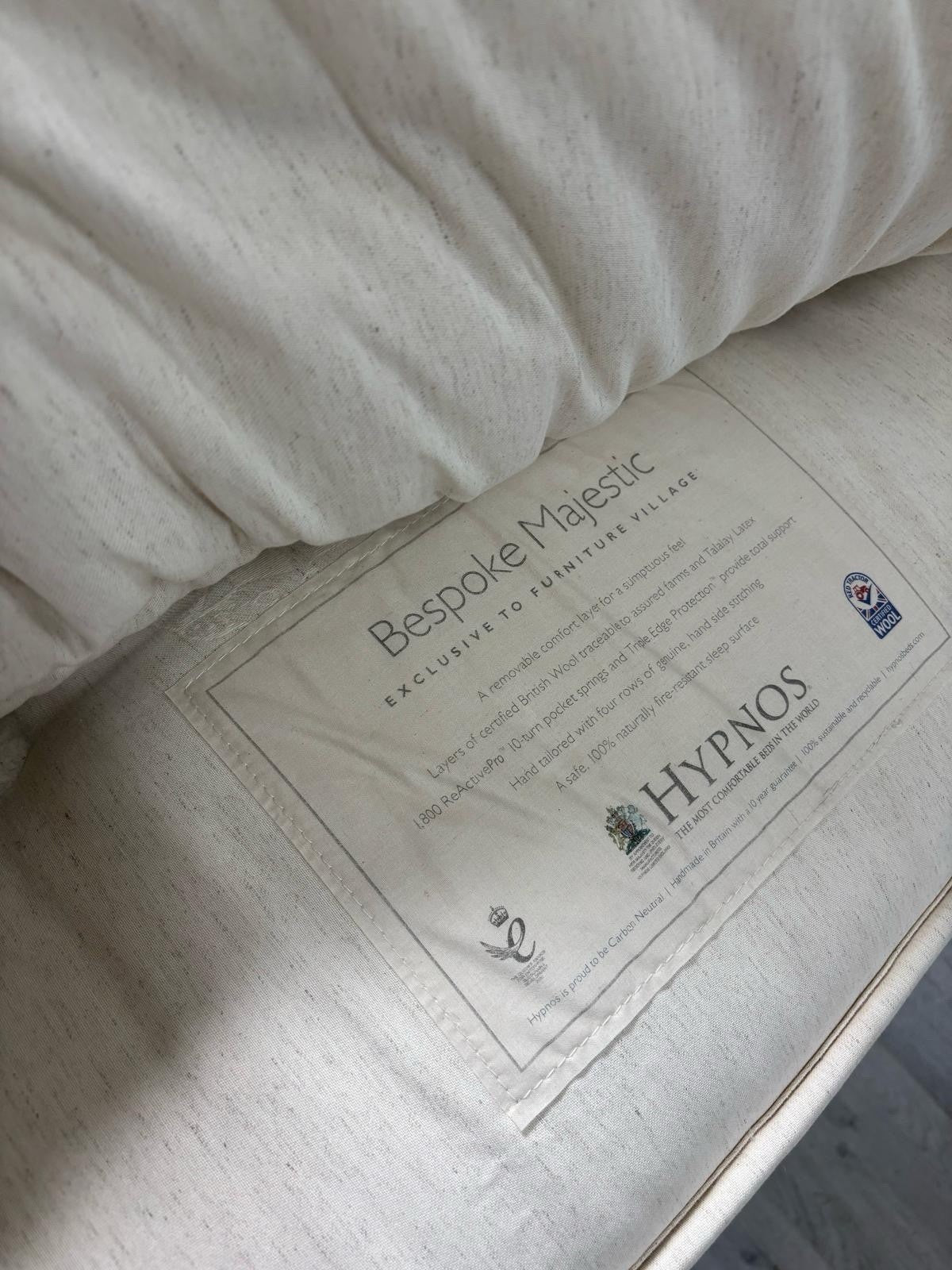 Hypnos Bespoke Majestic 6ft Superking Mattress + Topper - RRP £6,199 Medium - Home Furniture Interiors