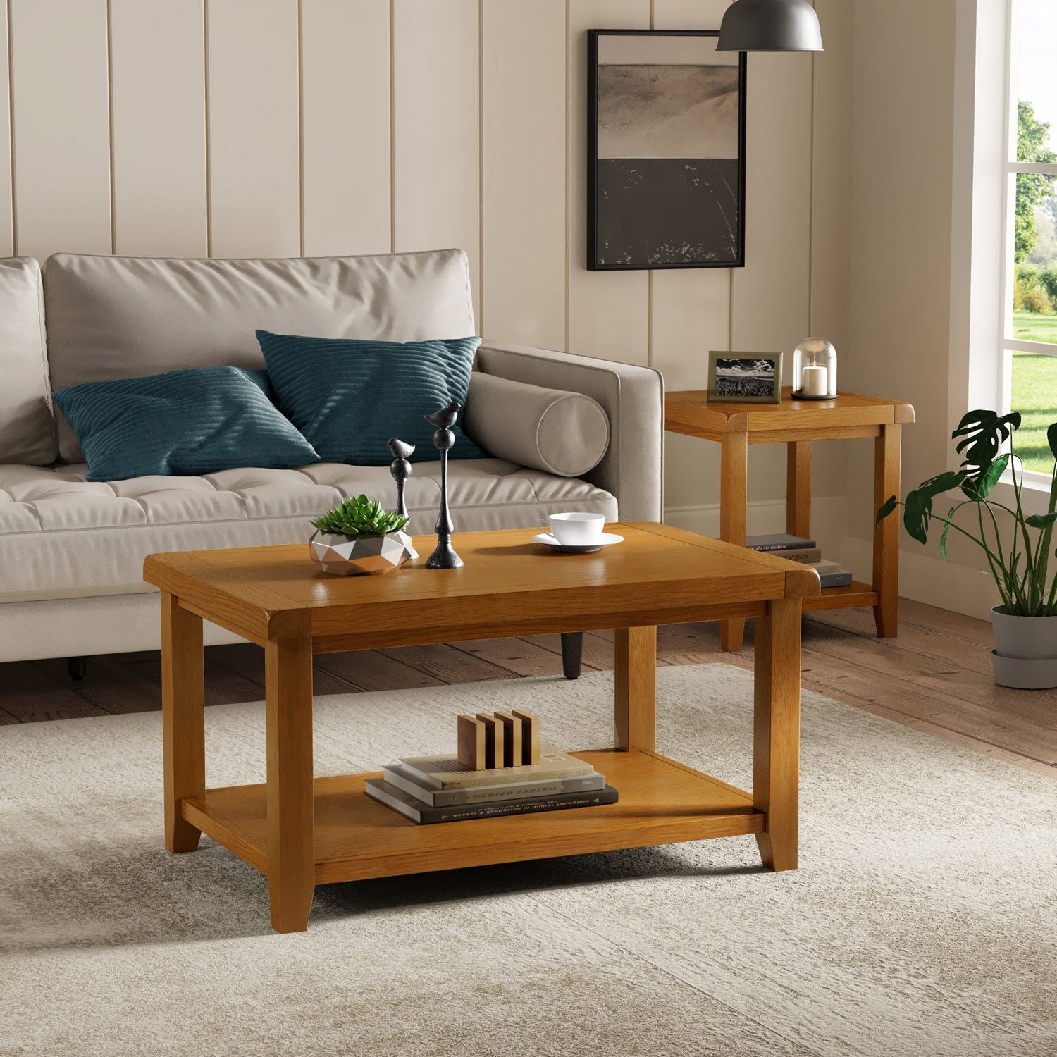 Coffee Table With Shelf