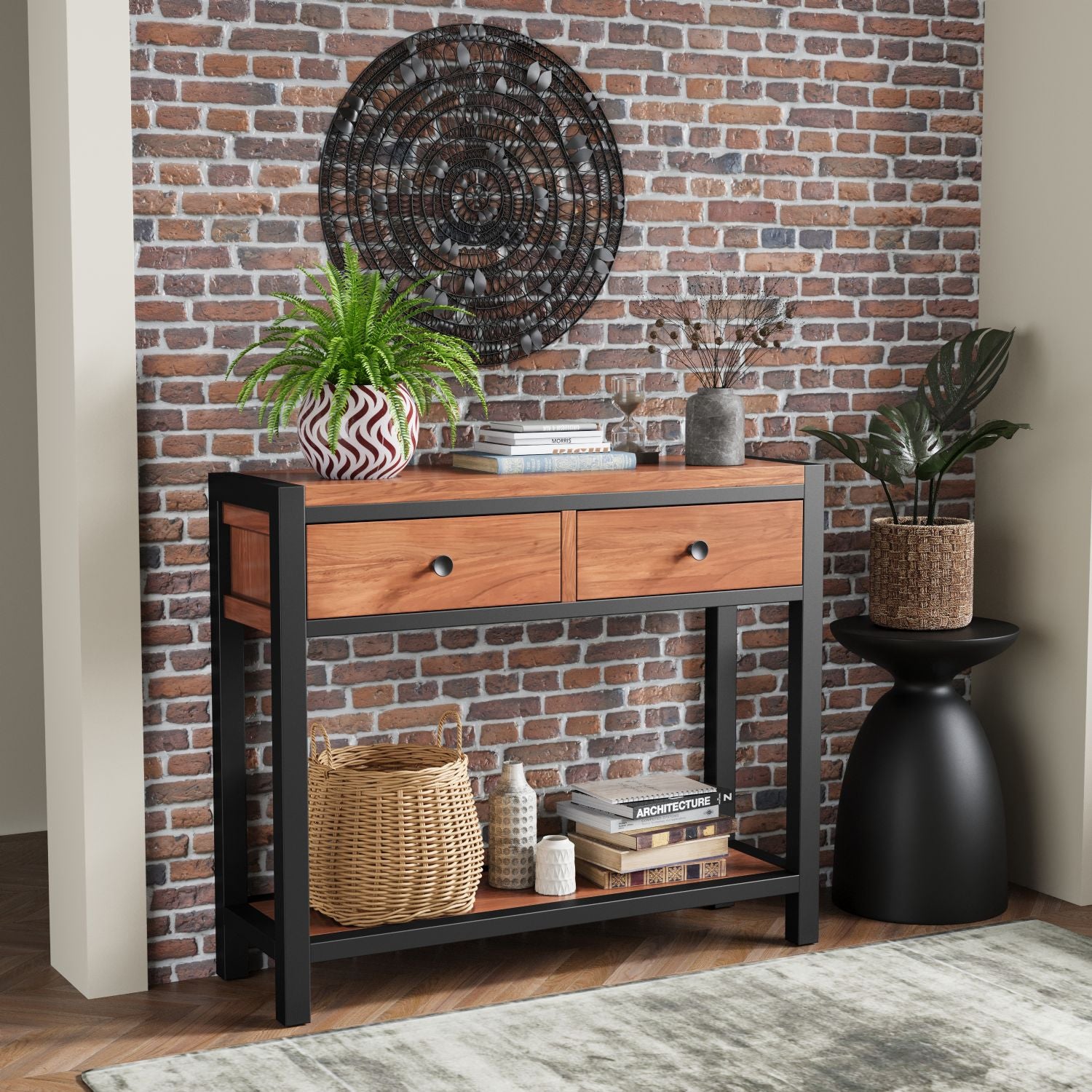2 Drawer Console Table