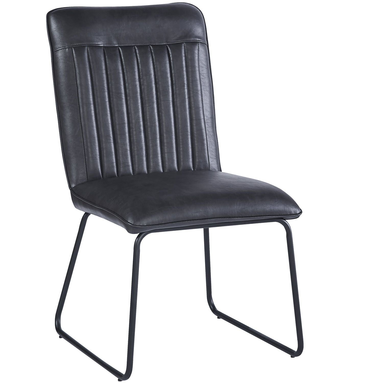 HEW S Pu Black Black Legs - Home Furniture Interiors