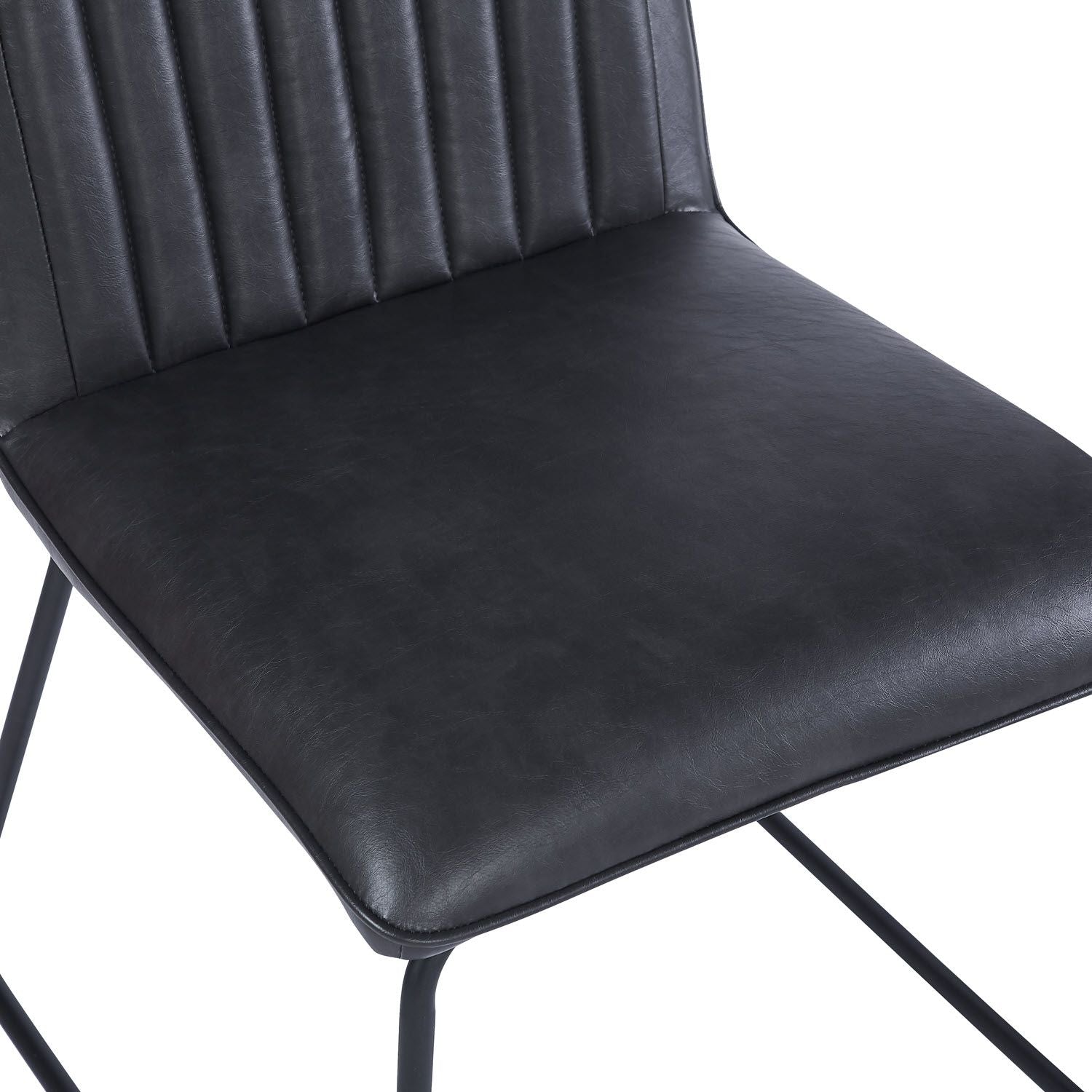 HEW S Pu Black Black Legs - Home Furniture Interiors