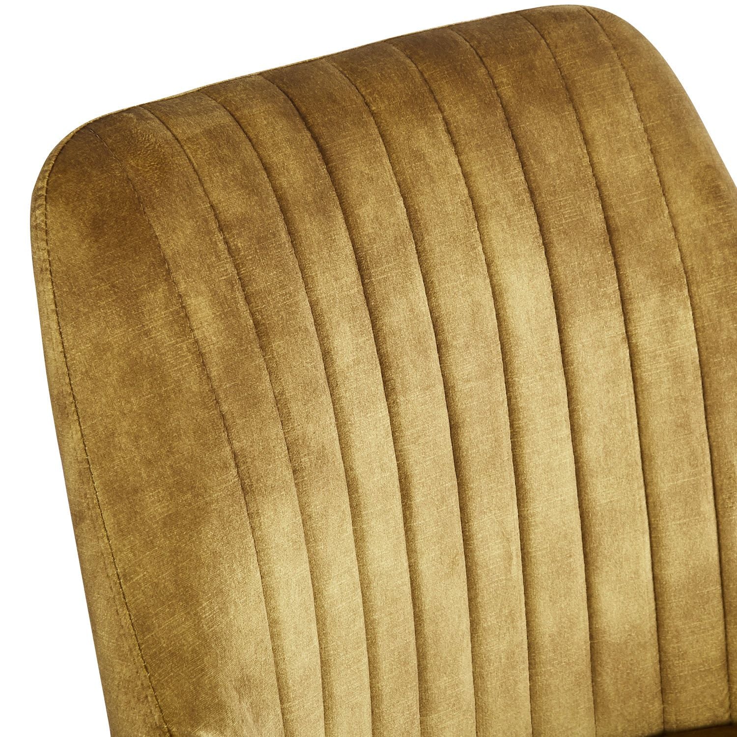 HUGO S Velvet Mustard Swivel Black Legs - Home Furniture Interiors