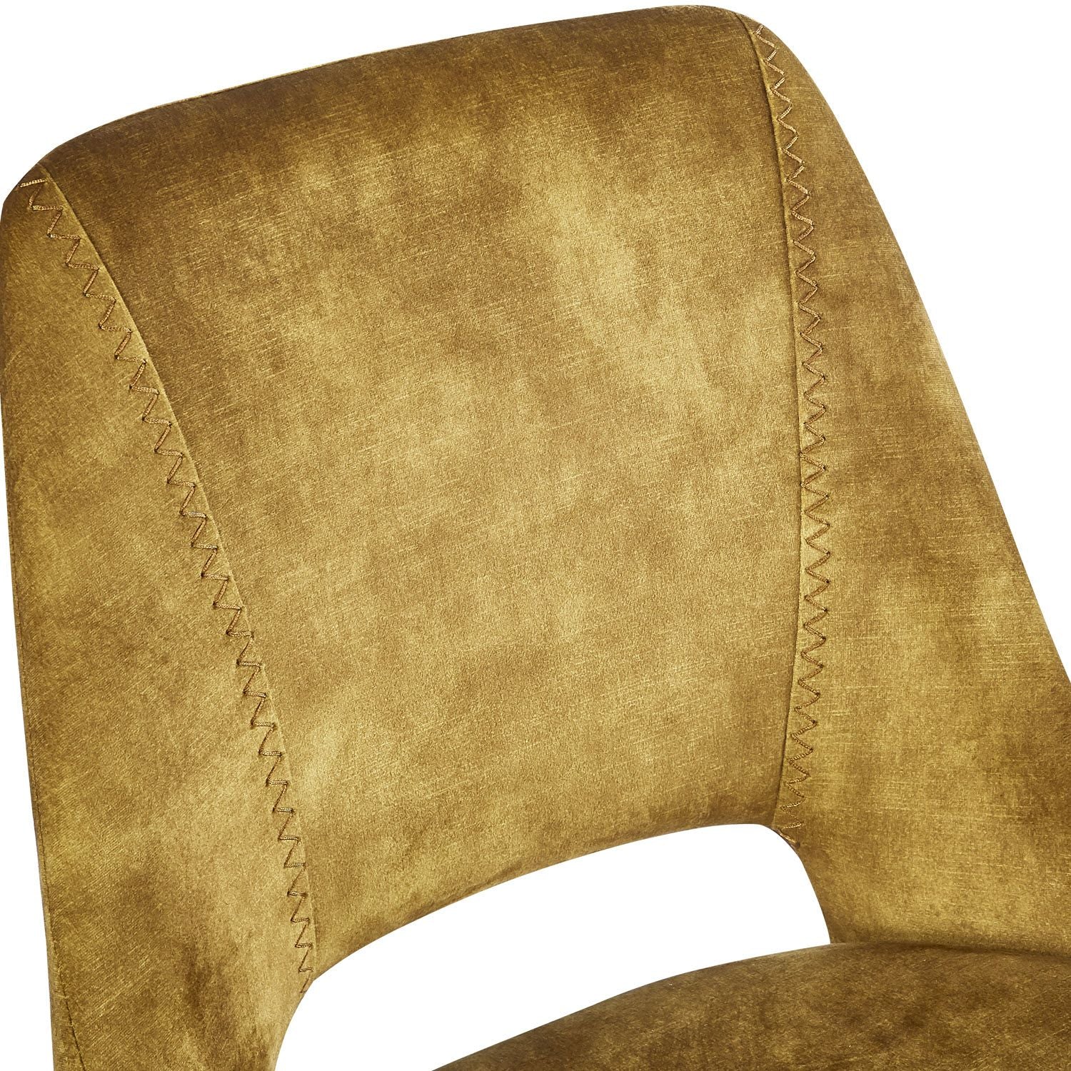 KASPER S Velvet Mustard Swivel Black Legs - Home Furniture Interiors