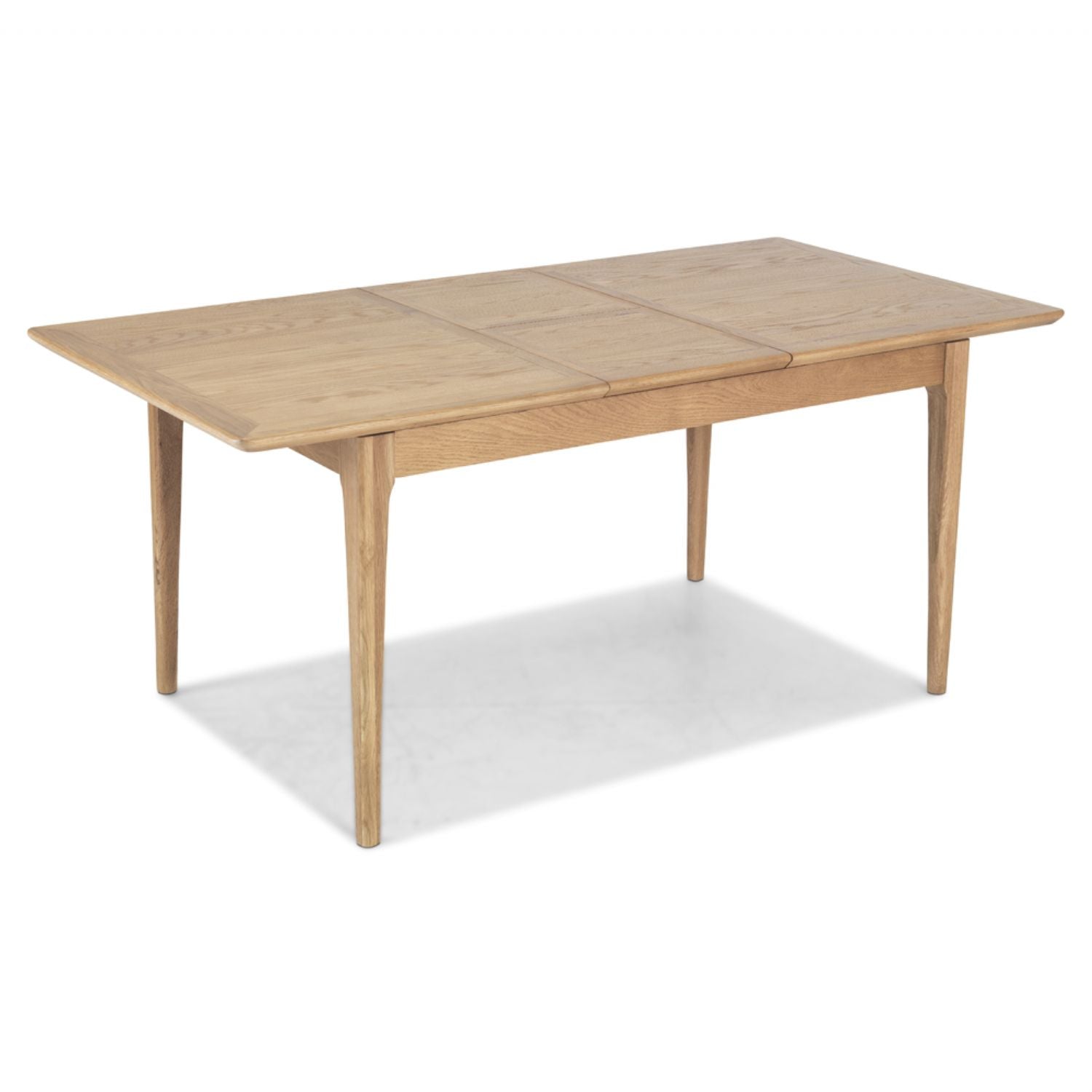 Scandi Rectangular Solid Oak Extending Dining Table