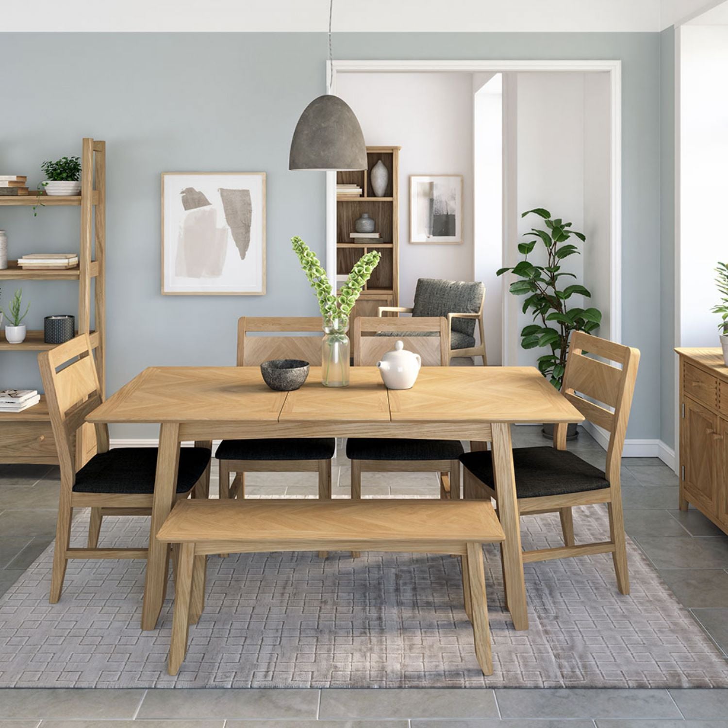 Extended Dining Table - Home Furniture Interiors