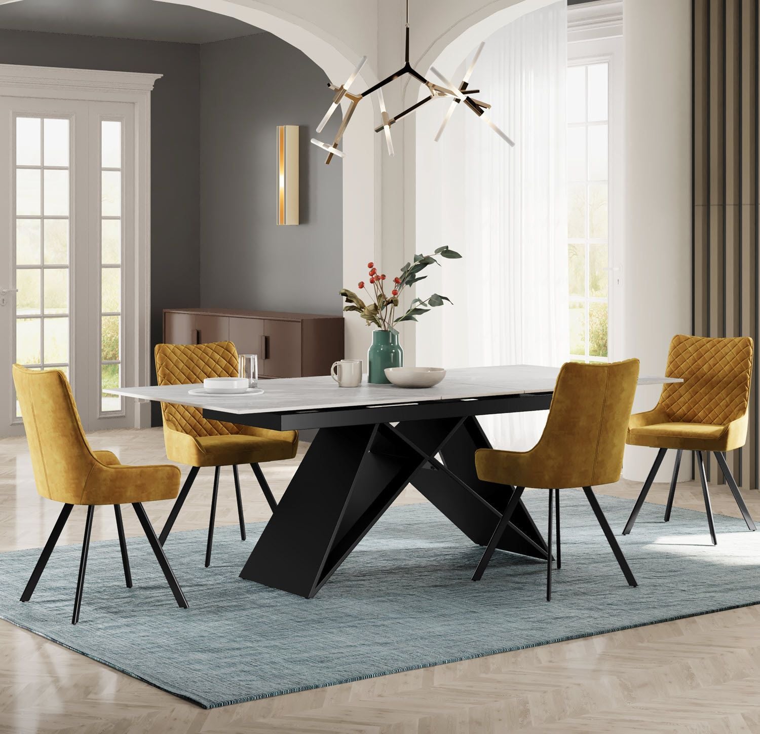 TERZO Ceramic Argento Grey 160 200 EXT Matt - Home Furniture Interiors