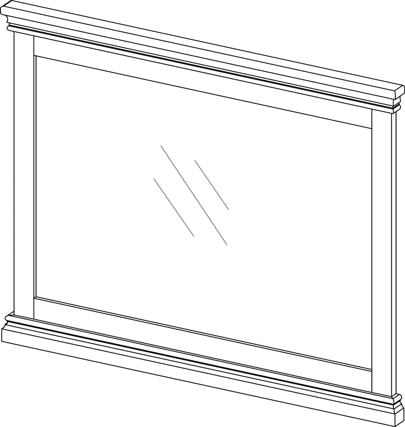 Comar Oak Wall Mirror