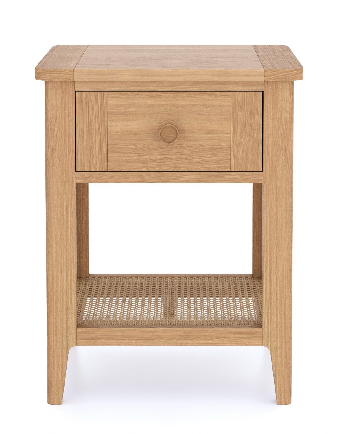 Halmstad Natural Oak Lamp Table