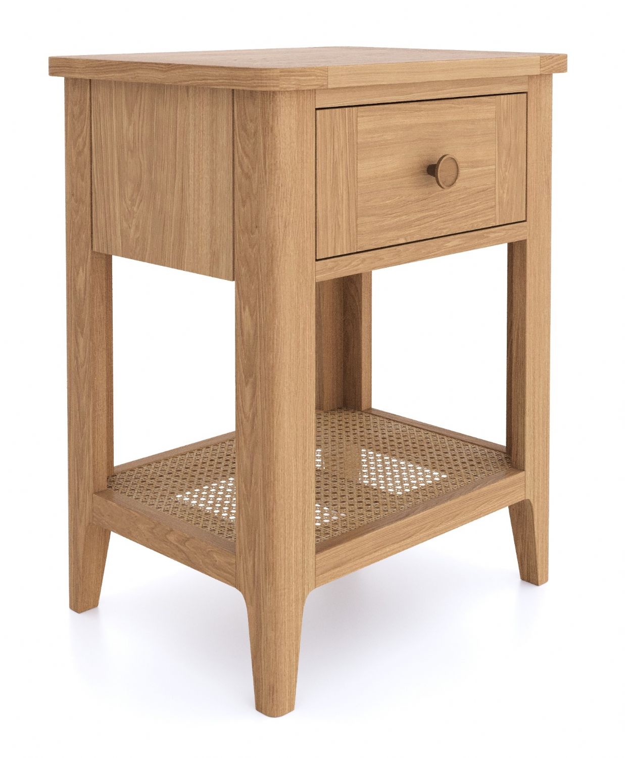 Halmstad Natural Oak Lamp Table - Home Furniture Interiors