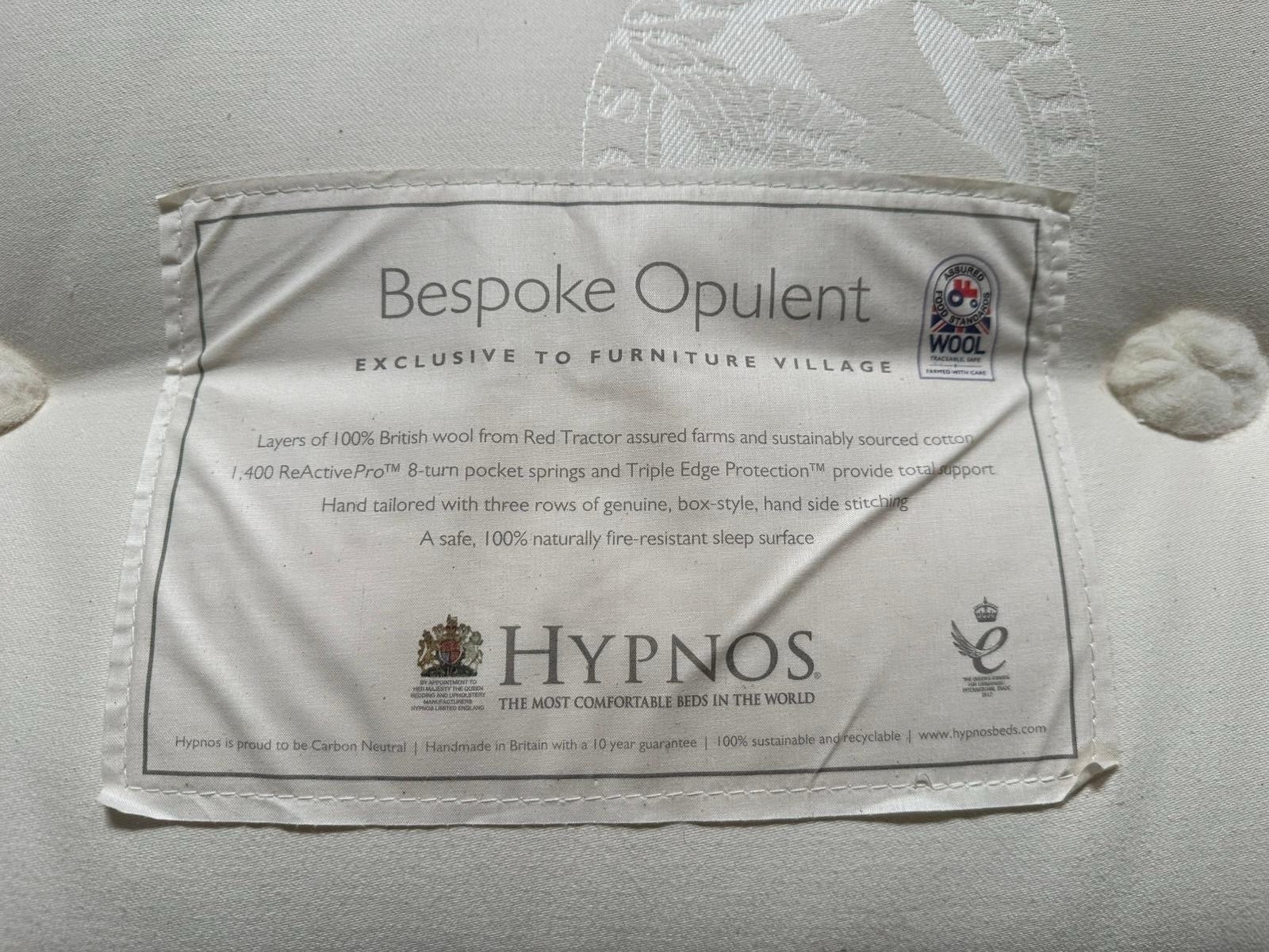 Hypnos Bespoke Opulent Mattress 4FT 6 Double RRP £2299 Best price online B - Home Furniture Interiors