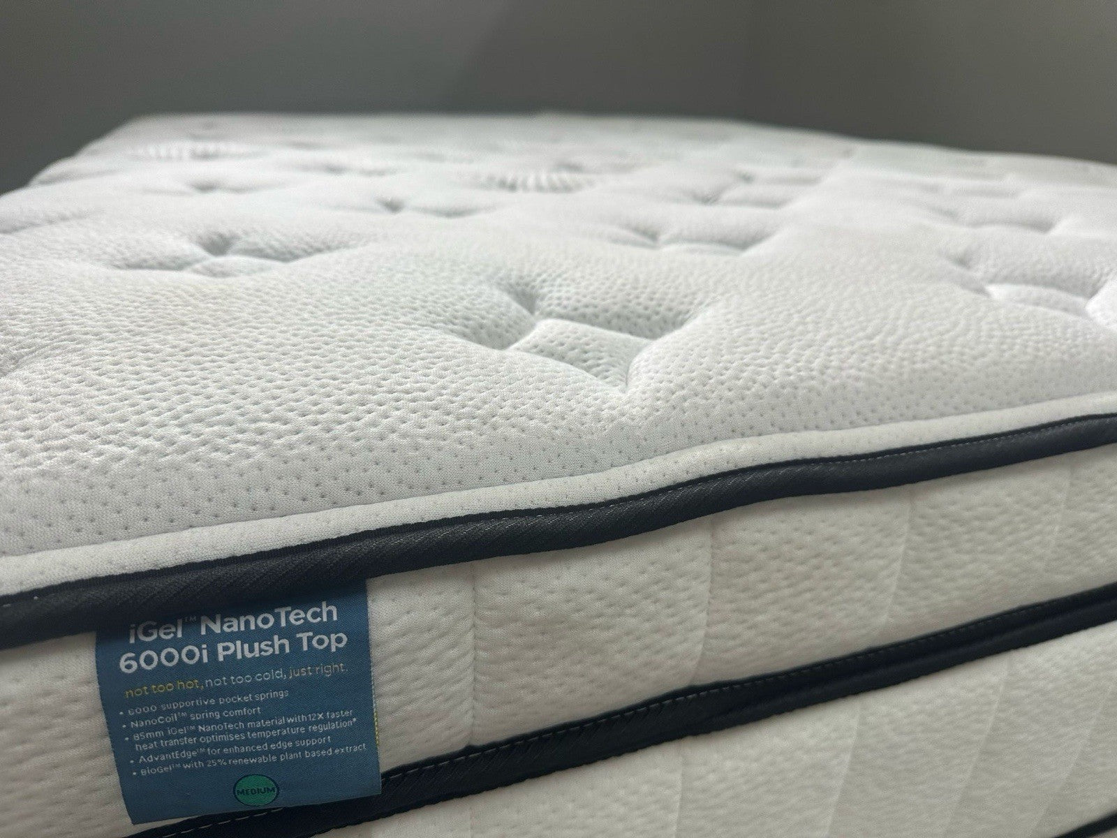 IGEL 6000i Nanotech 5ft Kingsize Plushtop Mattress RRP £2499 Best Price Online - Home Furniture Interiors