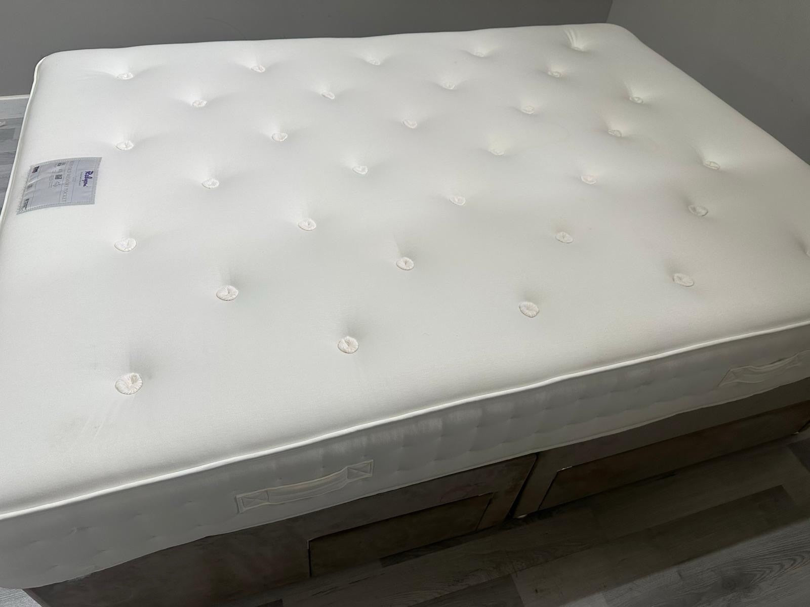 Relyon Rufford Memory Pocket 1500 Mattress 5FT Kingsize RRP £899 Firm B - Home Furniture Interiors
