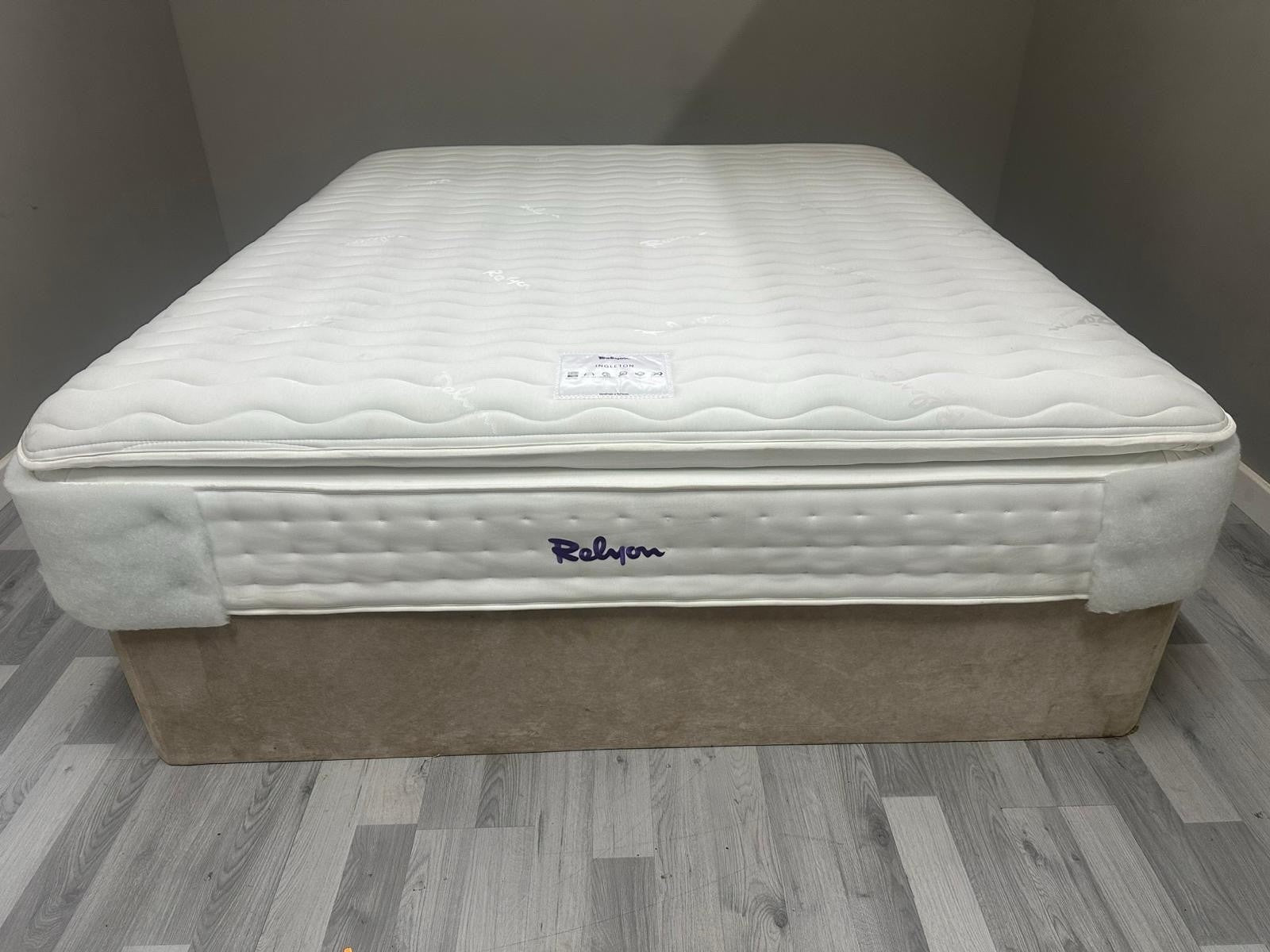 Relyon Ingleton Pillow top 1500 Pocket Mattress 6FT Superking  RRP £1299 B - Home Furniture Interiors