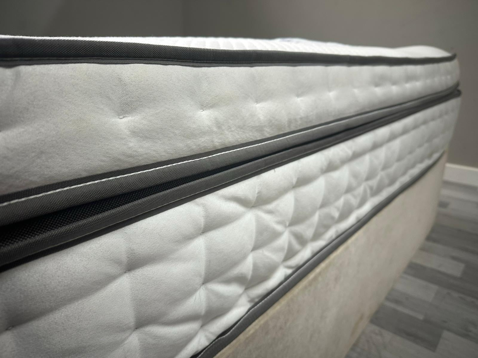 Silentnight Geltex 2000 BoxTop 6FT SuperKing Mattress RRP £1299 - Home Furniture Interiors