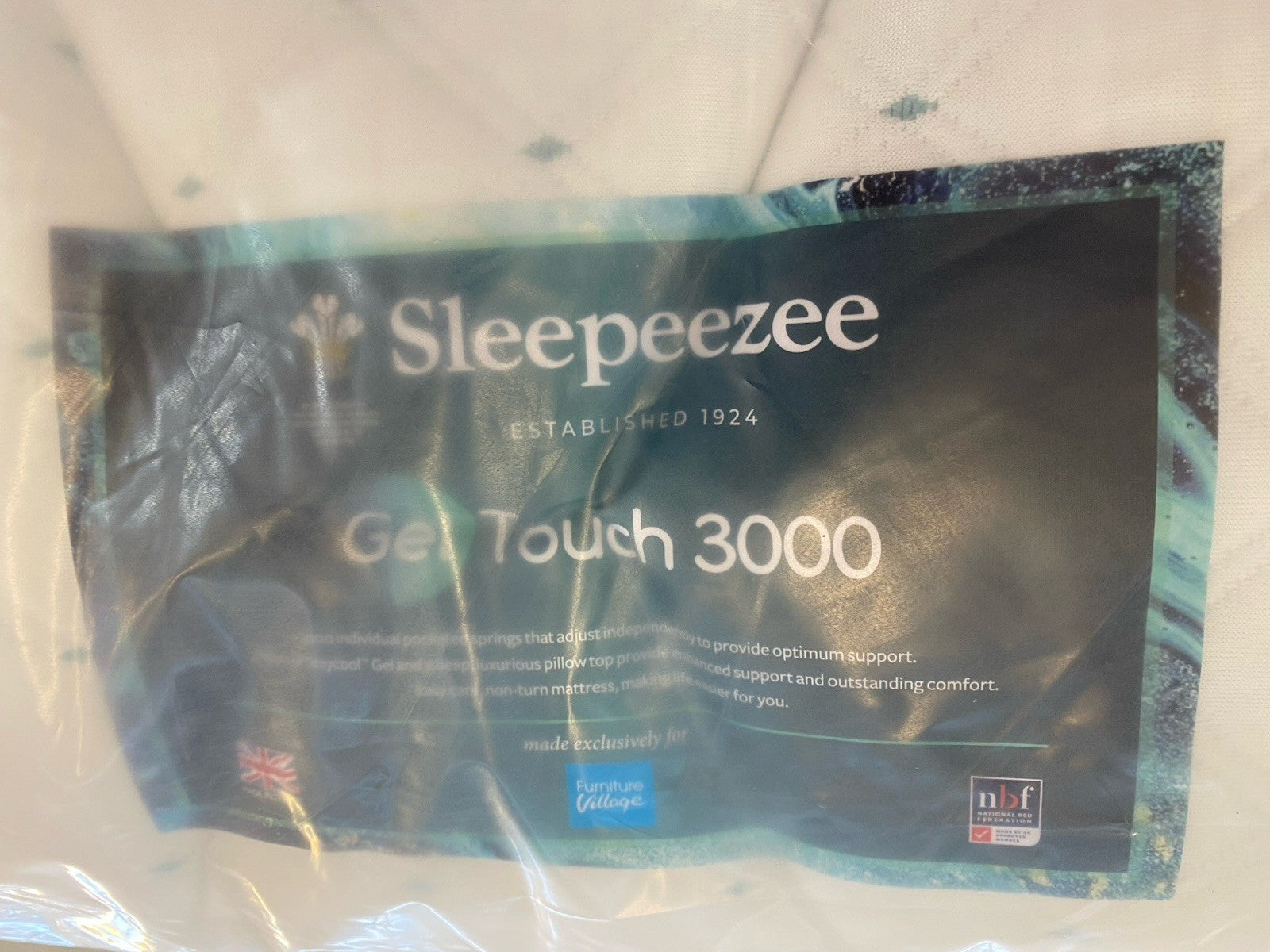 Sleepeezee GelTouch /Sensagel 3000 Pillowtop Mattress 6FT SuperKing - RRP £2,095 - Home Furniture Interiors
