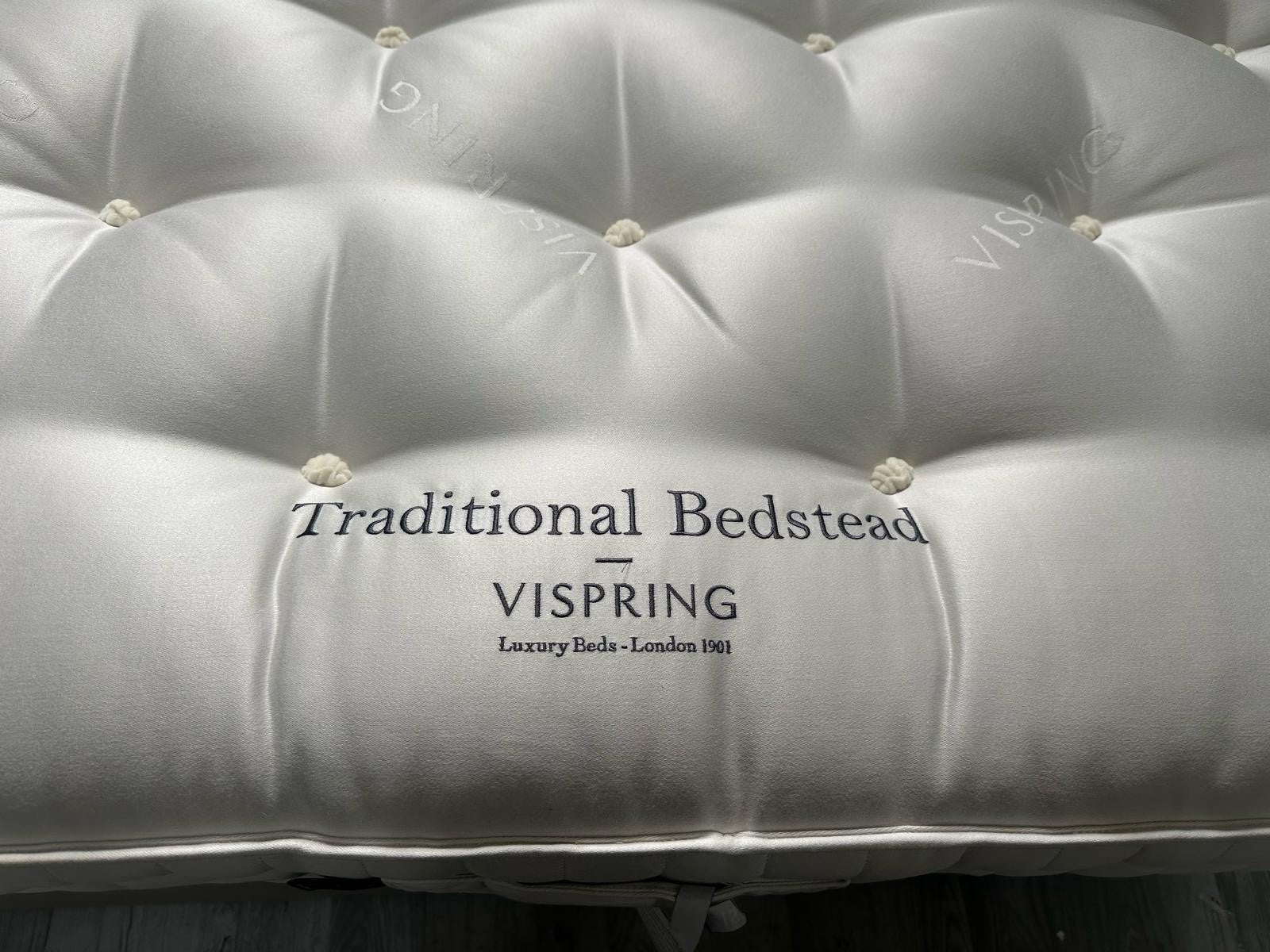 Vispring  Traditional Bedstead Firm 4FT 6 Double  RRP £1899 Best Price Online B - Home Furniture Interiors