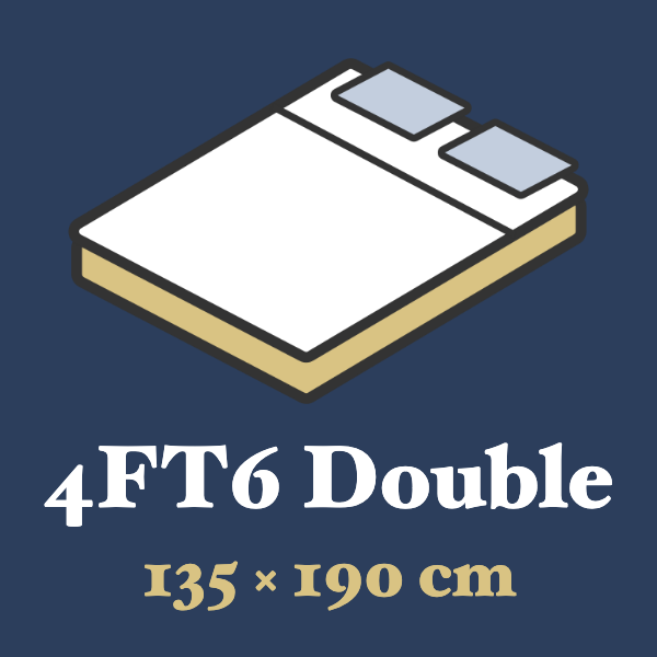 4FT6 Double Mattresses