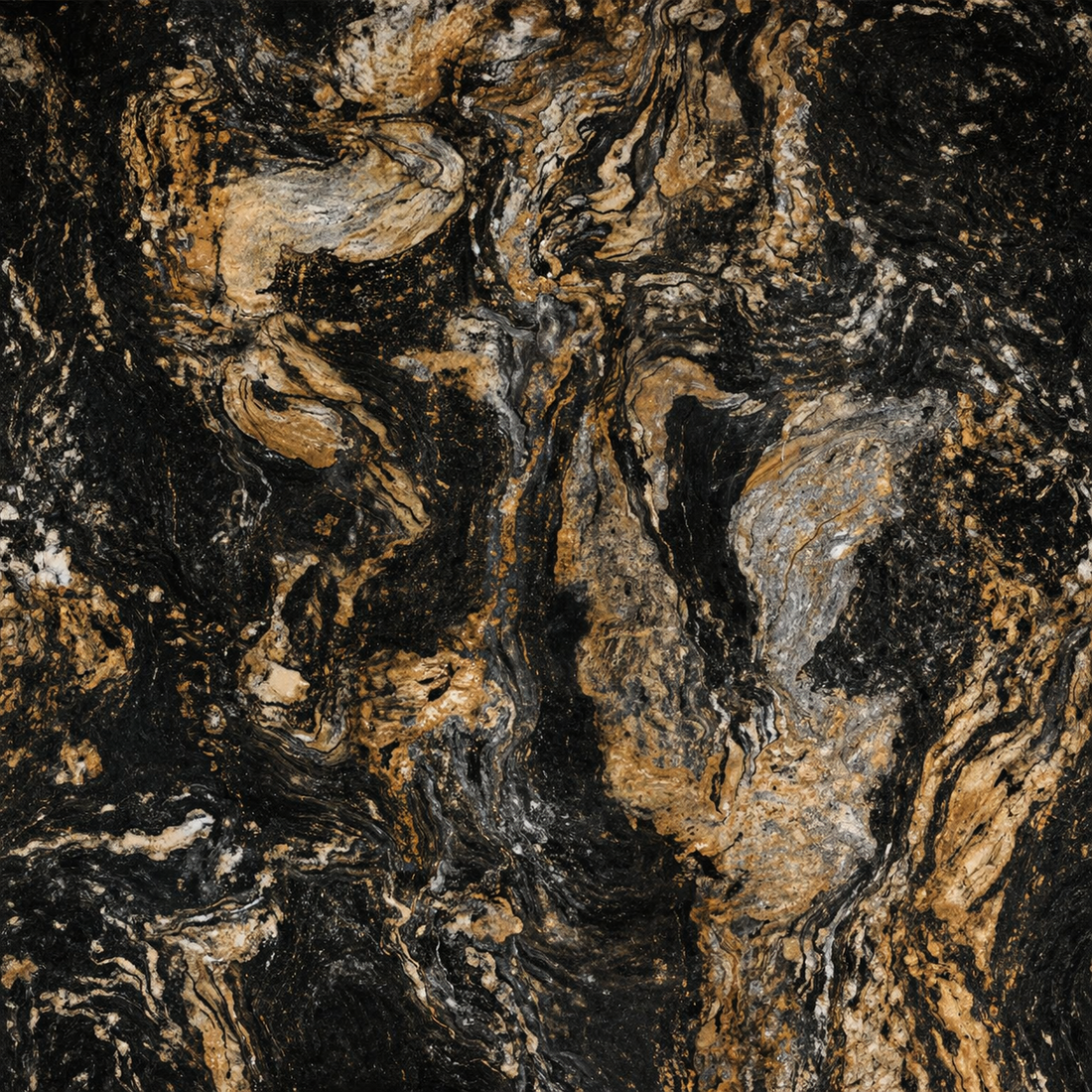 Set of 2 Grey and Black Marble Effect Finish SPC Decorative Wall Panels - Home Furniture Interiors