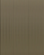 Set of 4 Metallic Gold Acoustic Slatted Decorative Wall Panels with Wood Effect Finish