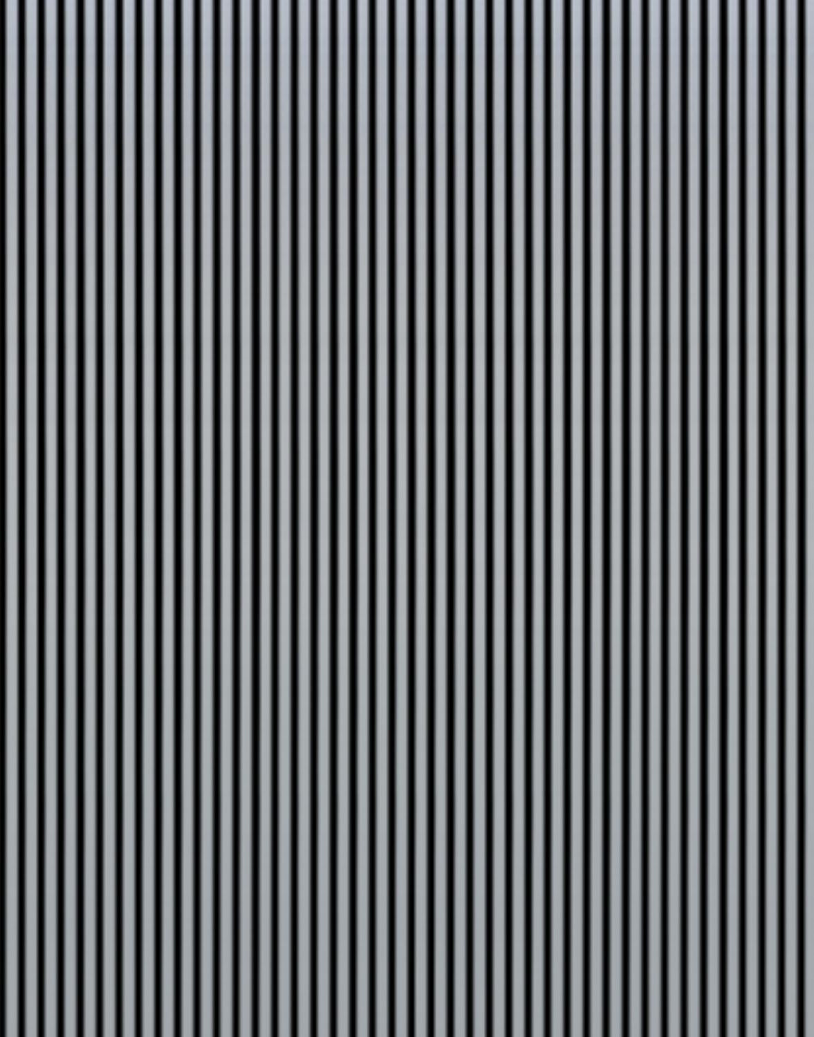 Set of 4 Metallic Light Grey Acoustic Slatted Decorative Wall Panels with Wood Finish