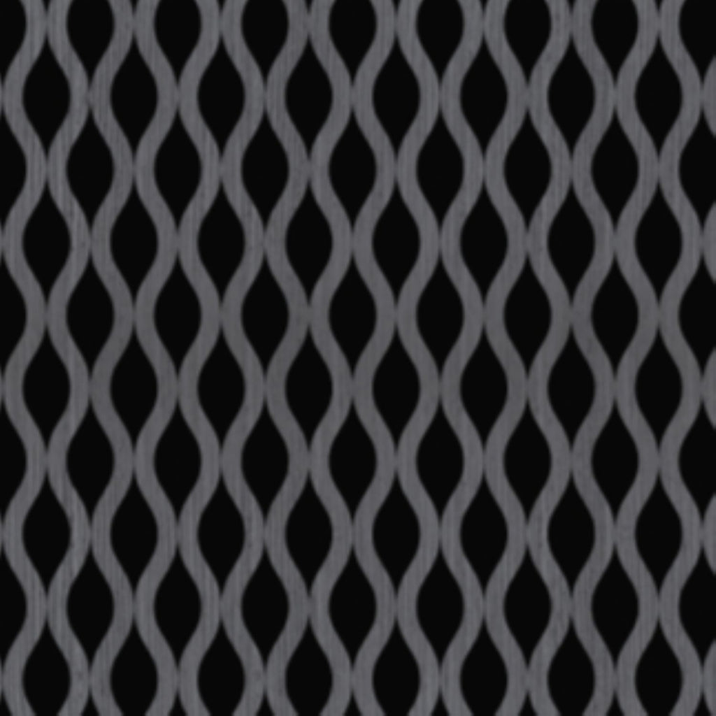 Set of 4 Dark Grey Acoustic Slatted Decorative Wall Panels with Wood Effect Finish (WP03)