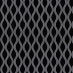 Set of 4 Dark Grey Acoustic Slatted Decorative Wall Panels with Wood Effect Finish (WP03)