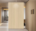 Set of 4 Dark Oak Wood Effect Finish Decorative Wall Panels