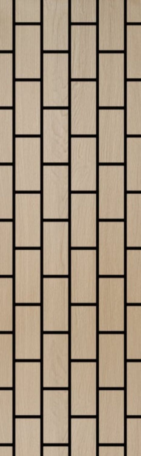 Set of 4 Oak Wood Effect Acoustic Decorative Wall Panels
