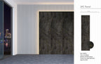Set of 4 Gold and Black Marble Effect Finish Decorative Wall Panels (WP07)