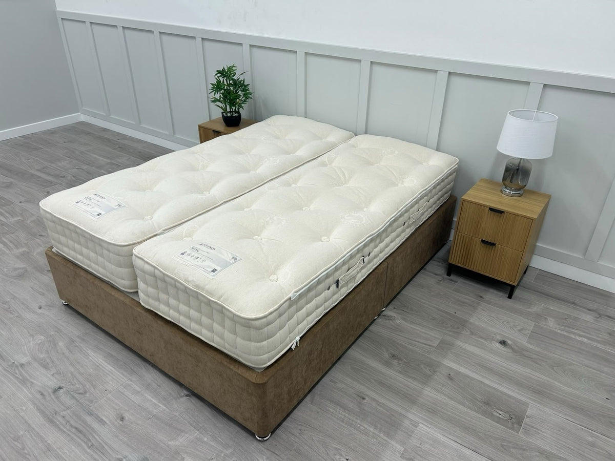 Hypnos Bespoke Crystal Mattress Zip & Link 5FT Kingsize - Regular RRP £3899