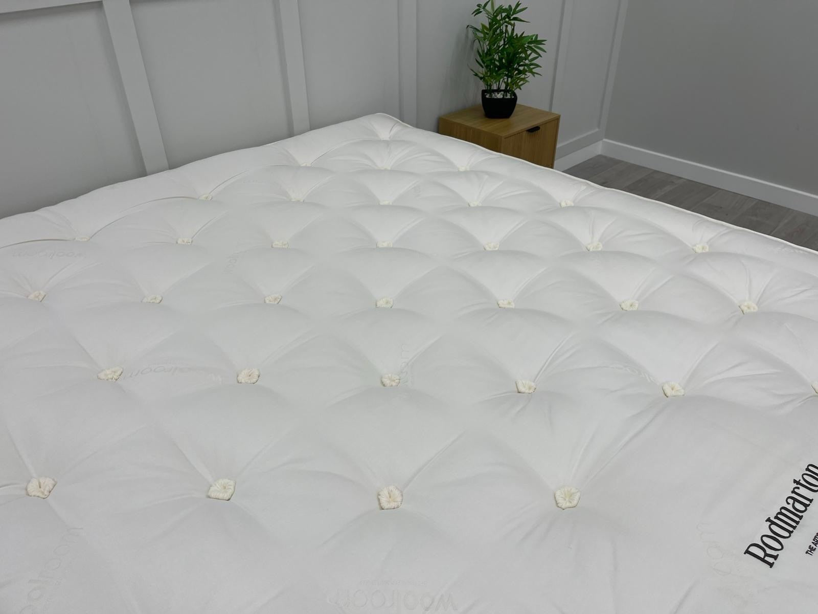6FT Rodmarton Natural By Woolroom The Artisan Collection Firm Superking RRP£2995