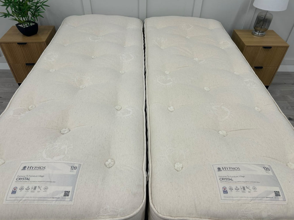 Hypnos Bespoke Crystal Mattress Zip & Link 5FT Kingsize - Regular RRP £3899
