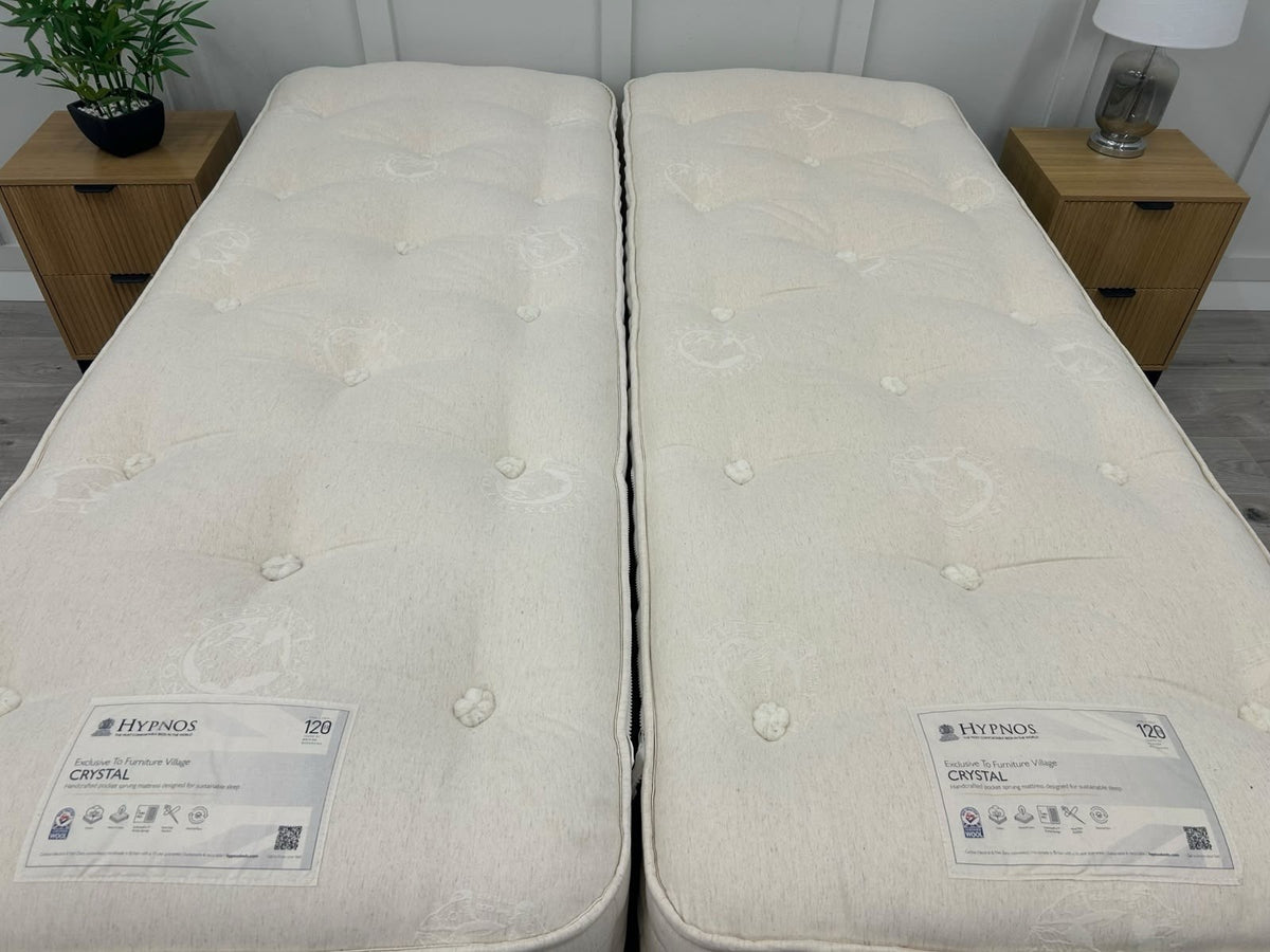 Hypnos Bespoke Crystal Mattress Zip & Link 5FT Kingsize - Regular RRP £3899