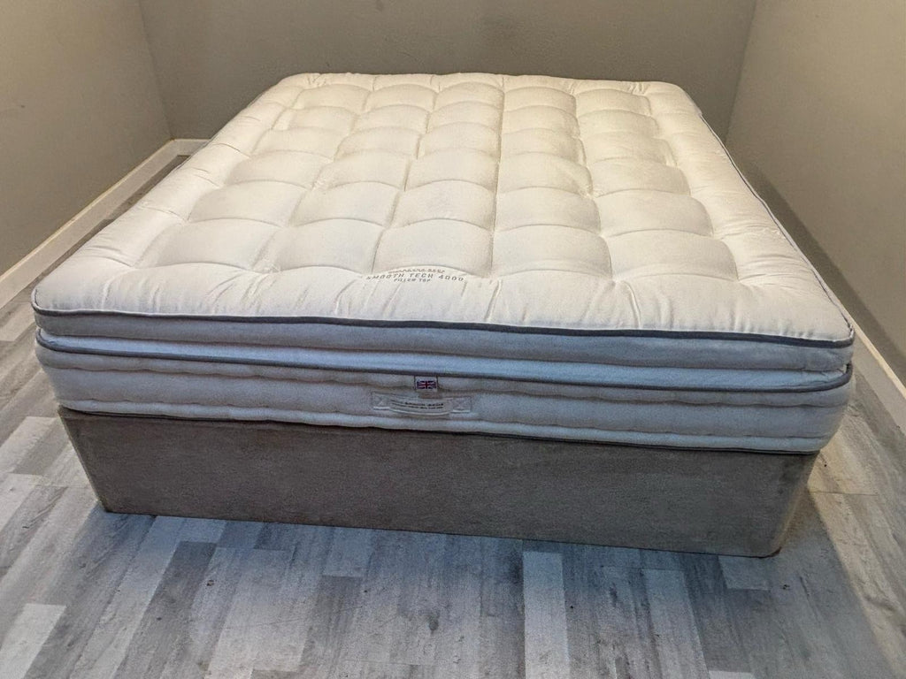 Millbrook Smooth Tech Pillowtop 4000 Mattress 6FT Superking - RRP £1695 A - Home Furniture Interiors