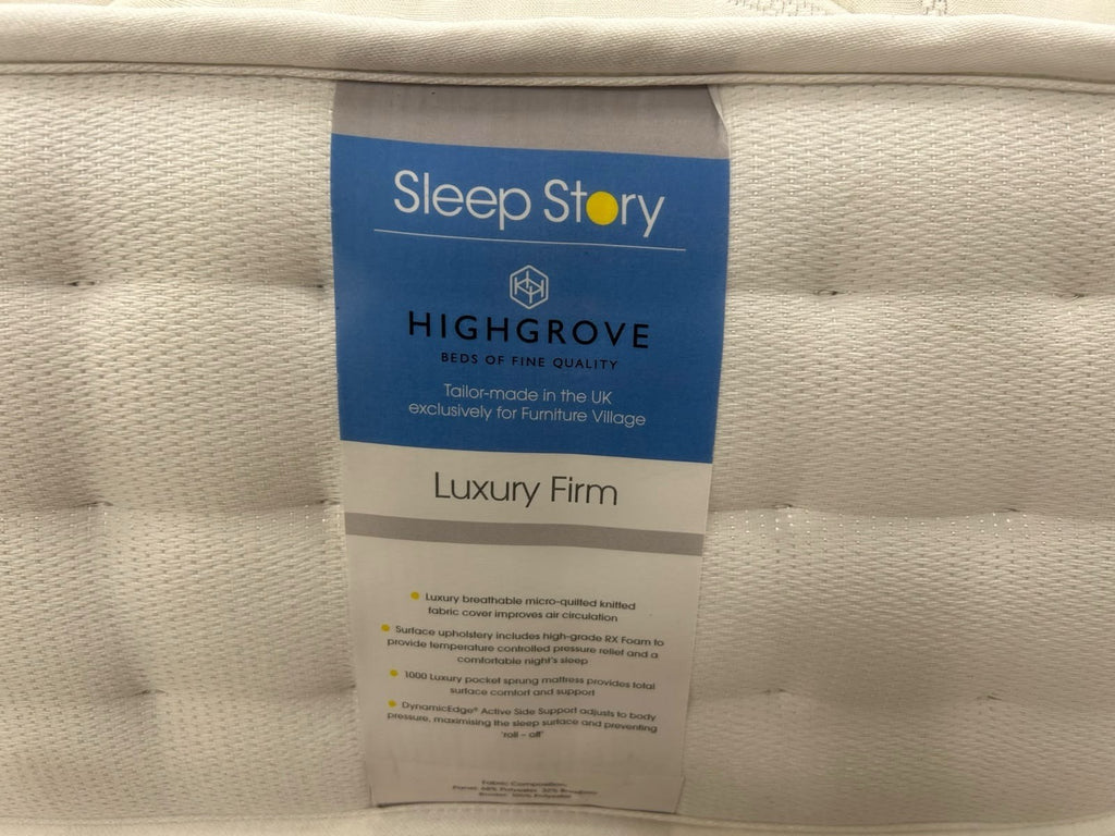Sleep Story Firm Gel 4FT 6 Double Mattress - RRP £899