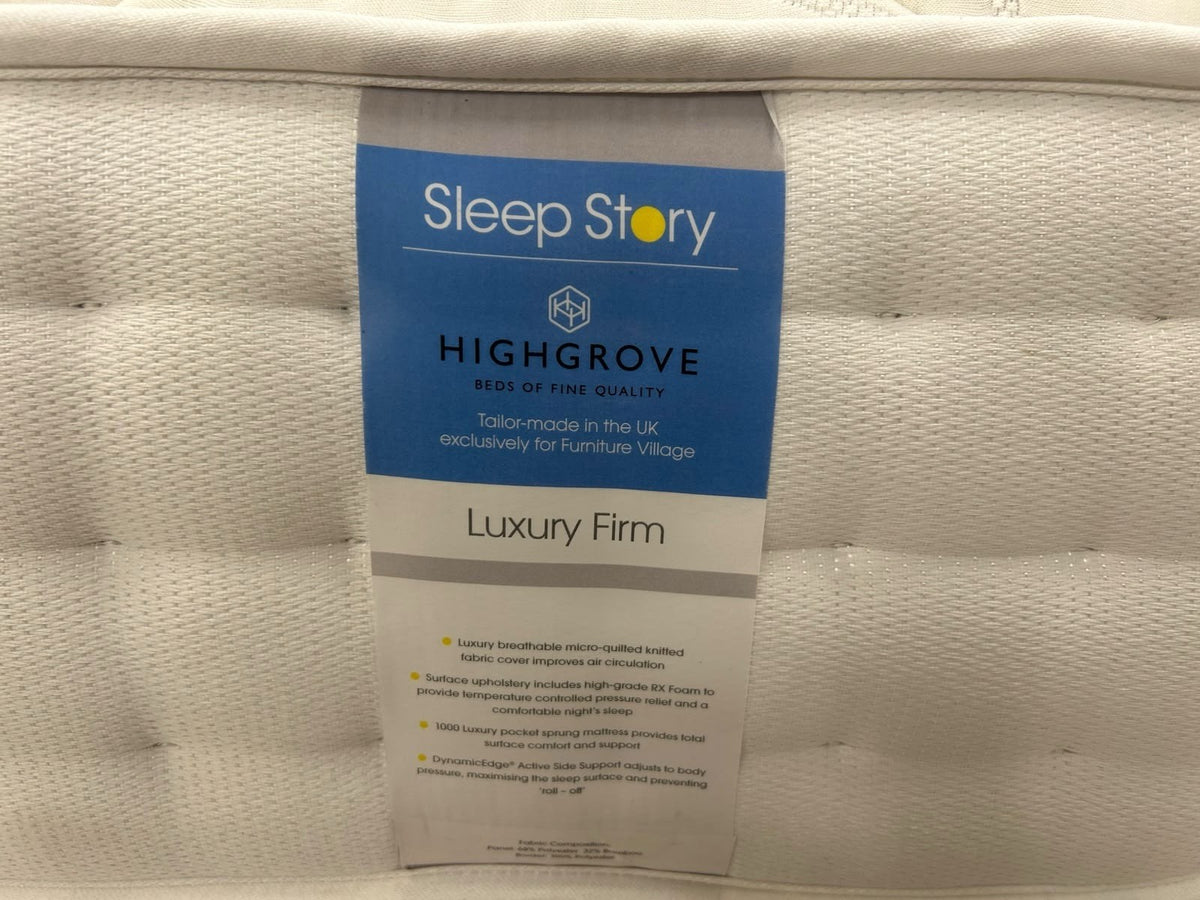 Sleep Story Firm Gel 4FT 6 Double Mattress - RRP £899
