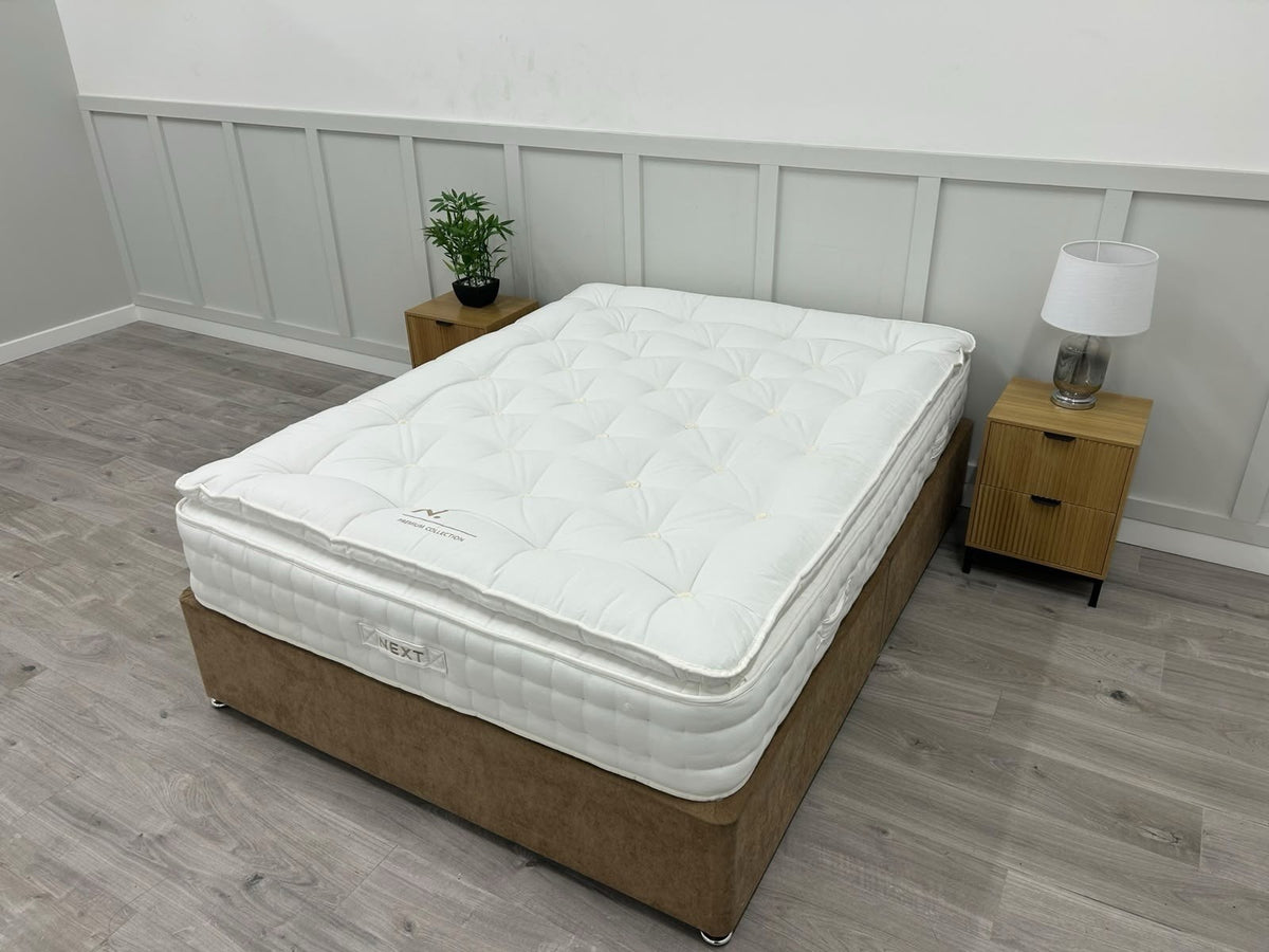 Next Premium 5400 Pocket Sprung Medium Hand Tufted Mattress 5FT Kingsize