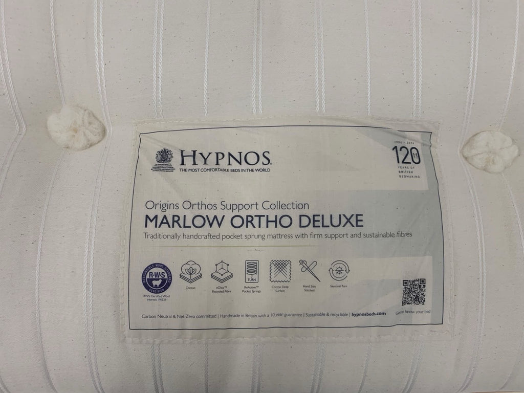Hypnos Marlow Deluxe Ortho 4FT 6 Double Mattress RRP £2295 Firm