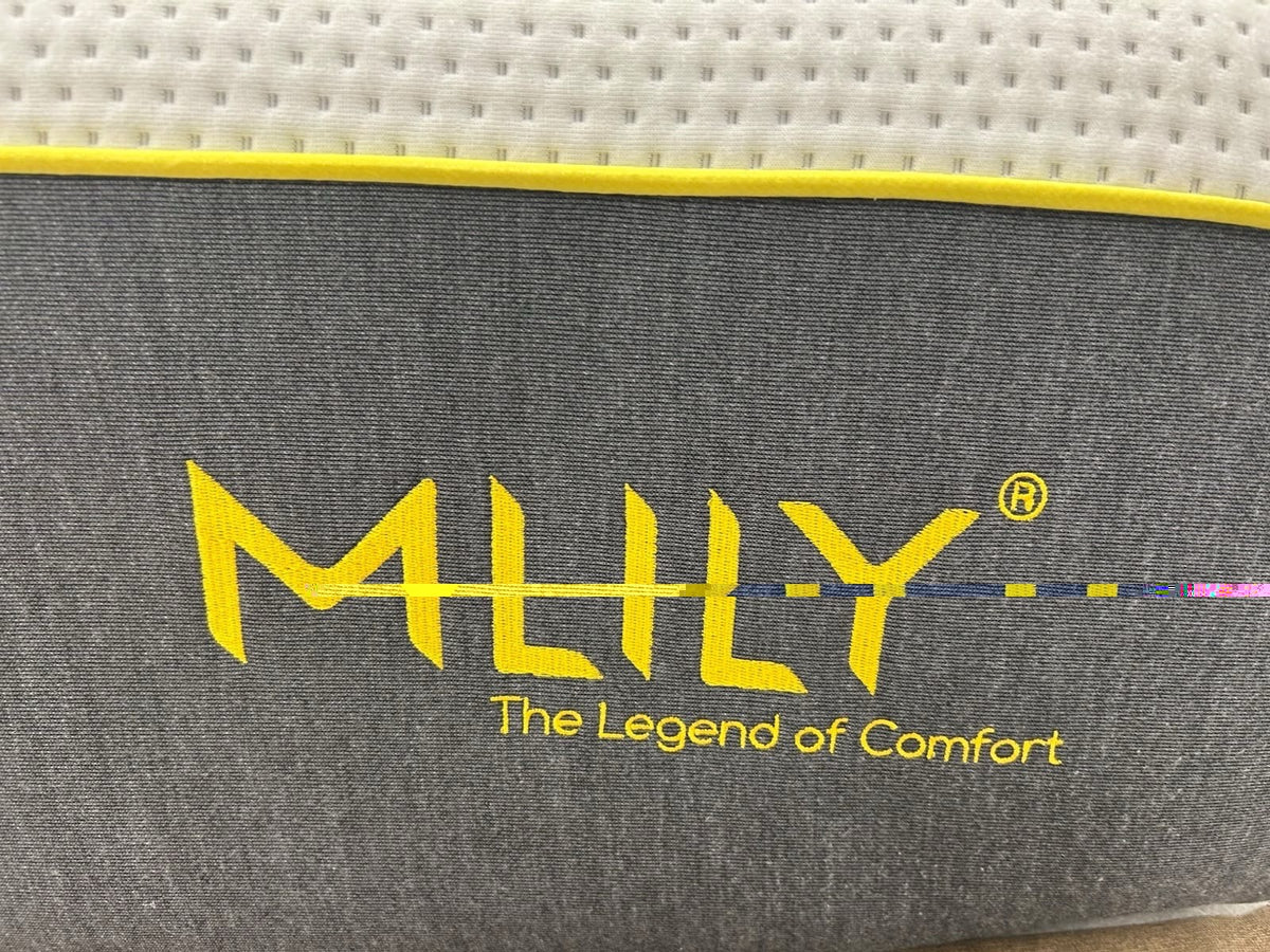 Mlily Premier 1000 Deluxe 5ft Kingsize ortho mattress with firm support, shown in a bedroom setting.