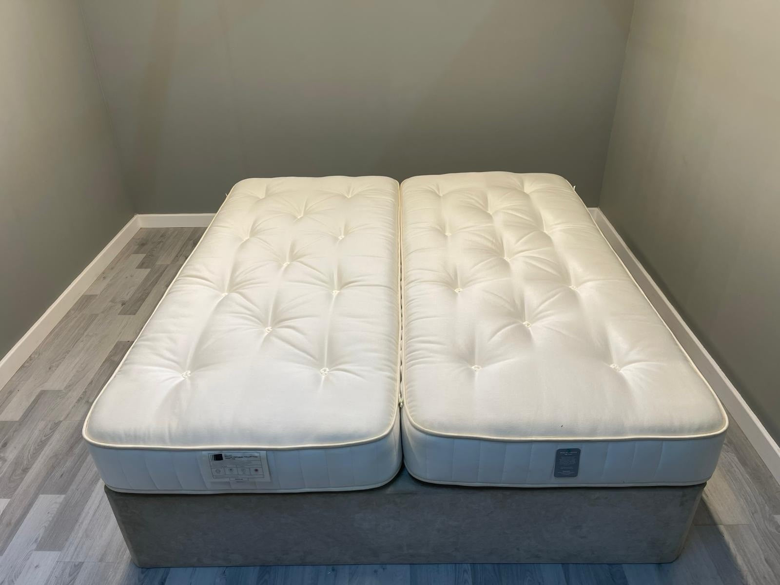 John Lewis Harrison Spinks Hemp 2750 Mattress Zip & Link 6FT Superking RRP £1899 - Home Furniture Interiors