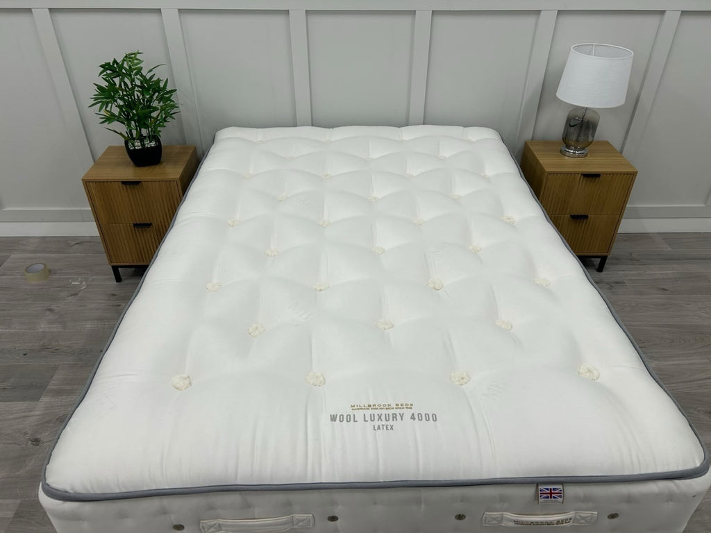 Millbrook Wool Luxury Latex 4000 Pocket Mattress  4FT 6 Double RRP £1801