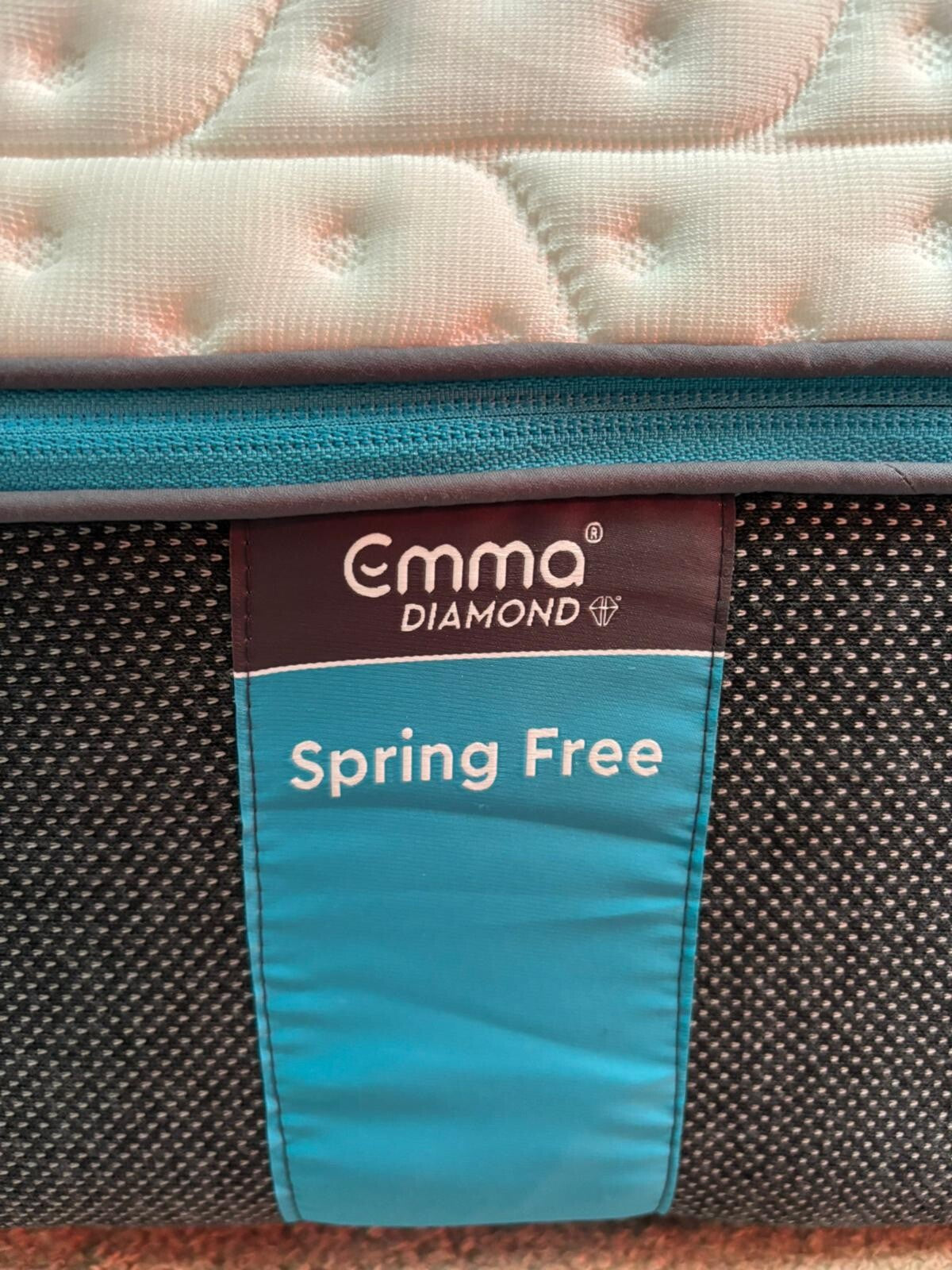 Emma Diamond Spring Free Mattress 4FT 6 Double RRP £1595