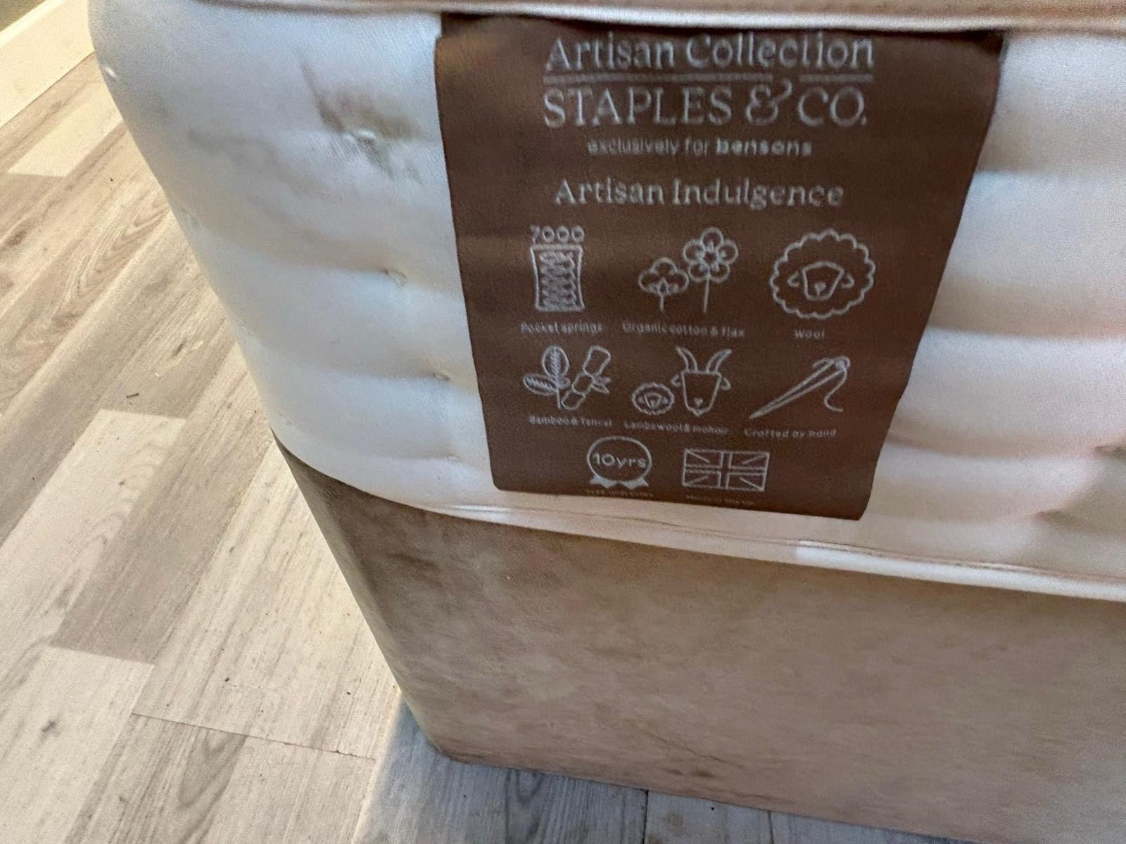 Staples and Co Artisan Indulgence Mattress 6ft Superking - RRP £2399 - Home Furniture Interiors