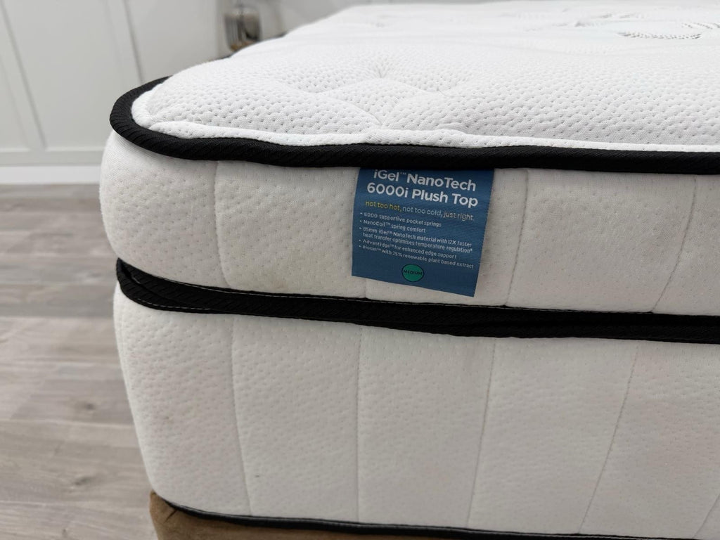 IGEL 6000i Nanotech 5ft Kingsize Plushtop Mattress Medium - RRP £2399
