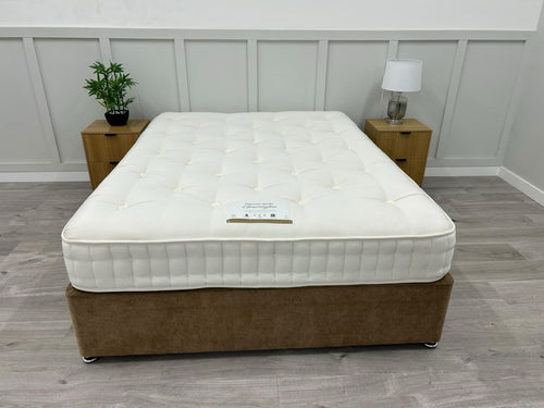 Harrison Spinks Grassington 5750 Pocket Mattress, 5FT Kingsize, medium firm, with plush fabric and pocket spring design.
