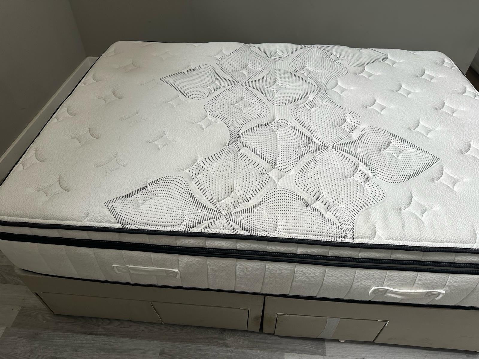 IGEL 3500i Nanotech 5FT Kingsize  Plushtop Mattress RRP £1499 Medium - Home Furniture Interiors