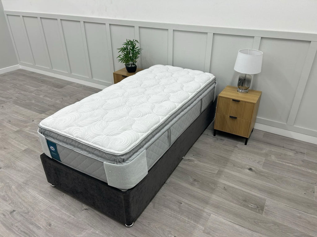 Sealy Winslow Geltex Enhance 2400 Pocket Pillow Top Mattress 3FT Single RRP £749